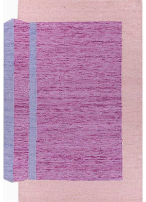 Wollteppich sonderform  - 270 x 180 cm - lila