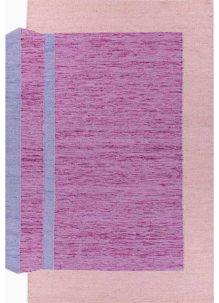 Wollteppich sonderform  - 270 x 180 cm - lila