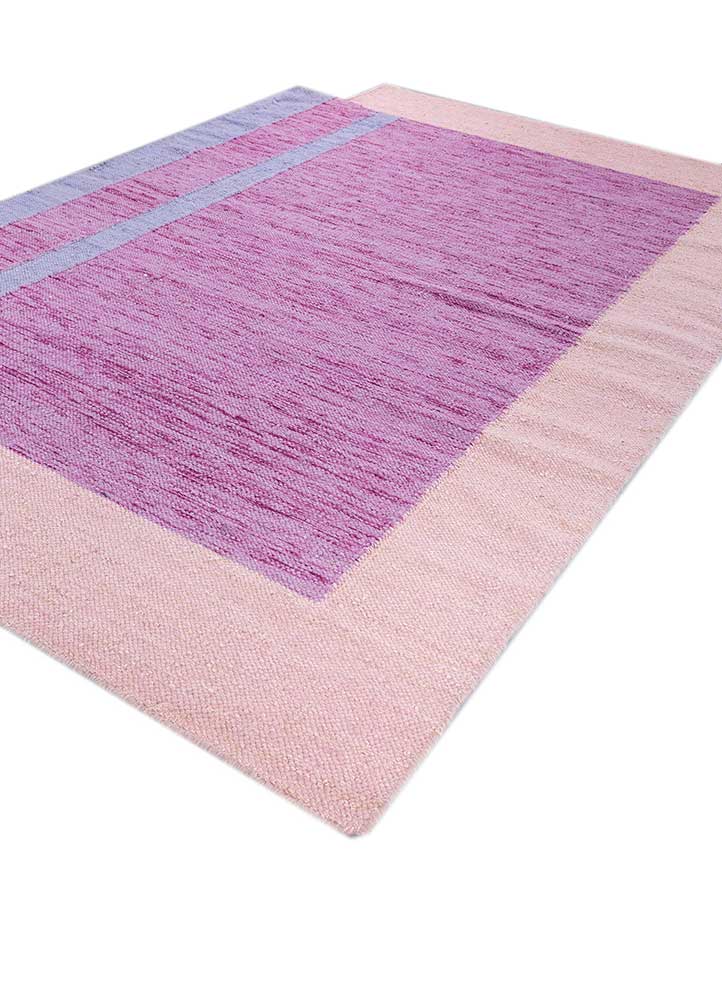Wollteppich sonderform  - 270 x 180 cm - lila