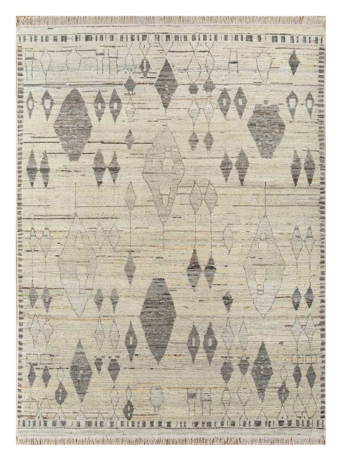 Wollteppich - 300 x 240 cm - hellbeige