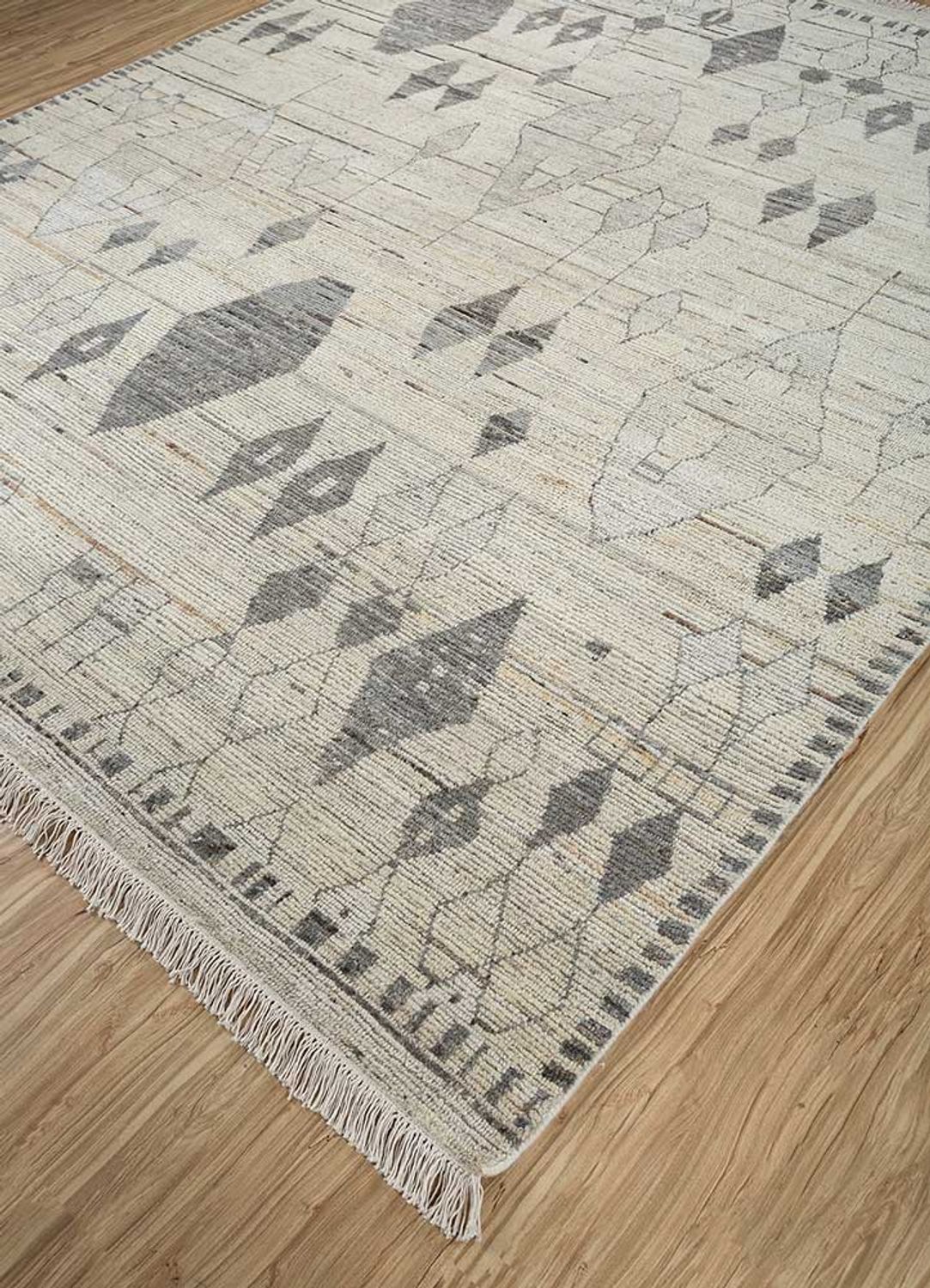Wollteppich - 300 x 240 cm - hellbeige