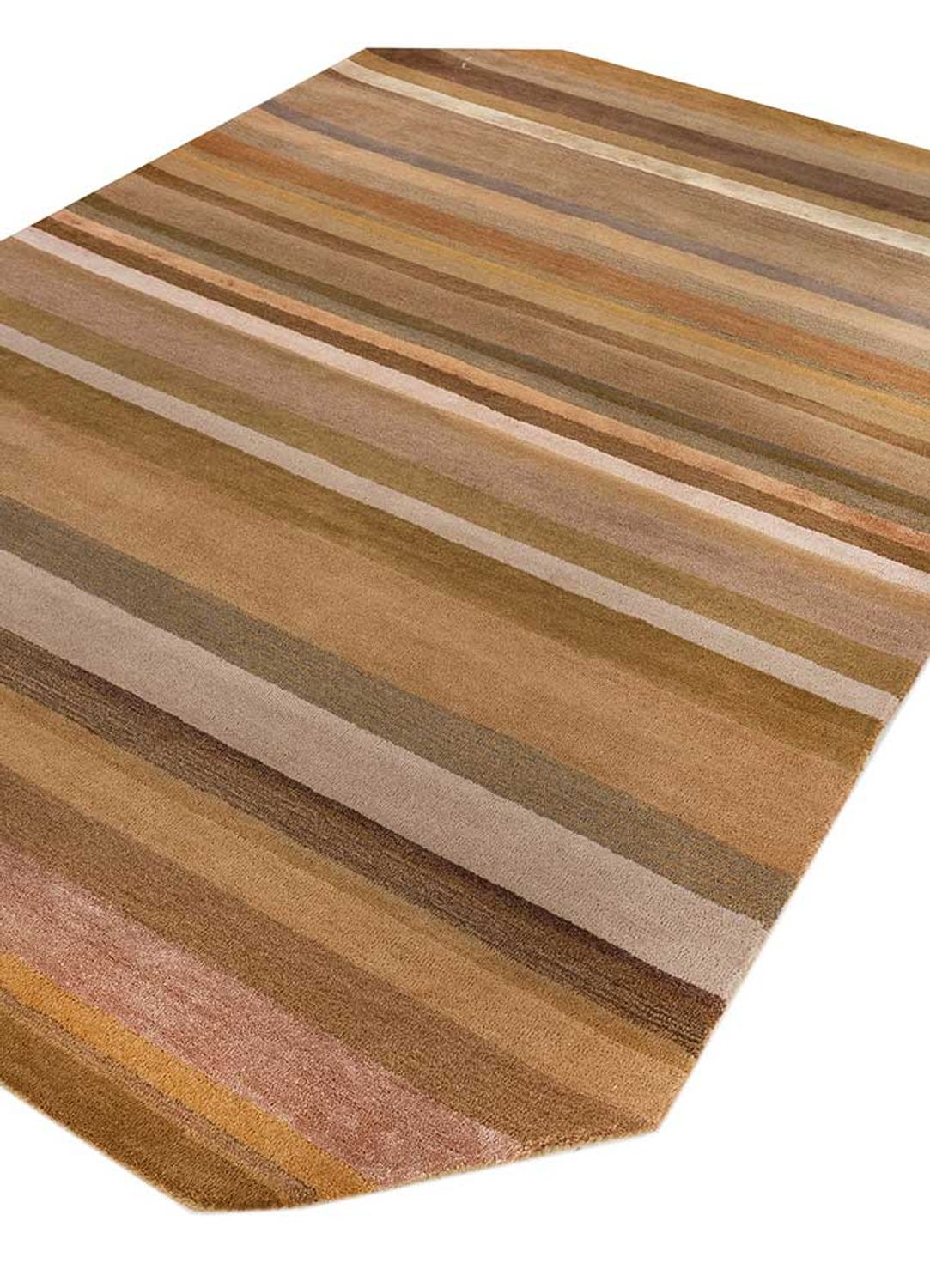 Wollteppich sonderform  - 270 x 180 cm - blau