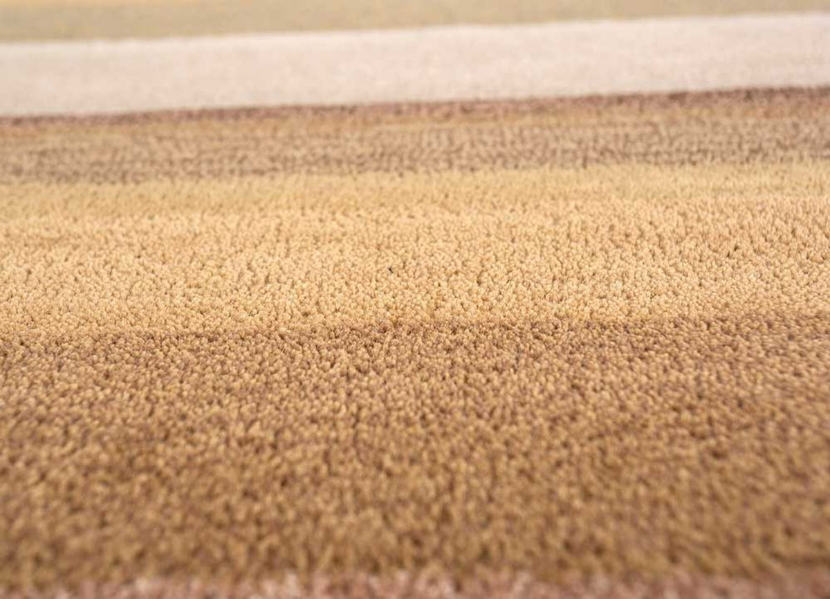 Wollteppich sonderform  - 270 x 180 cm - blau