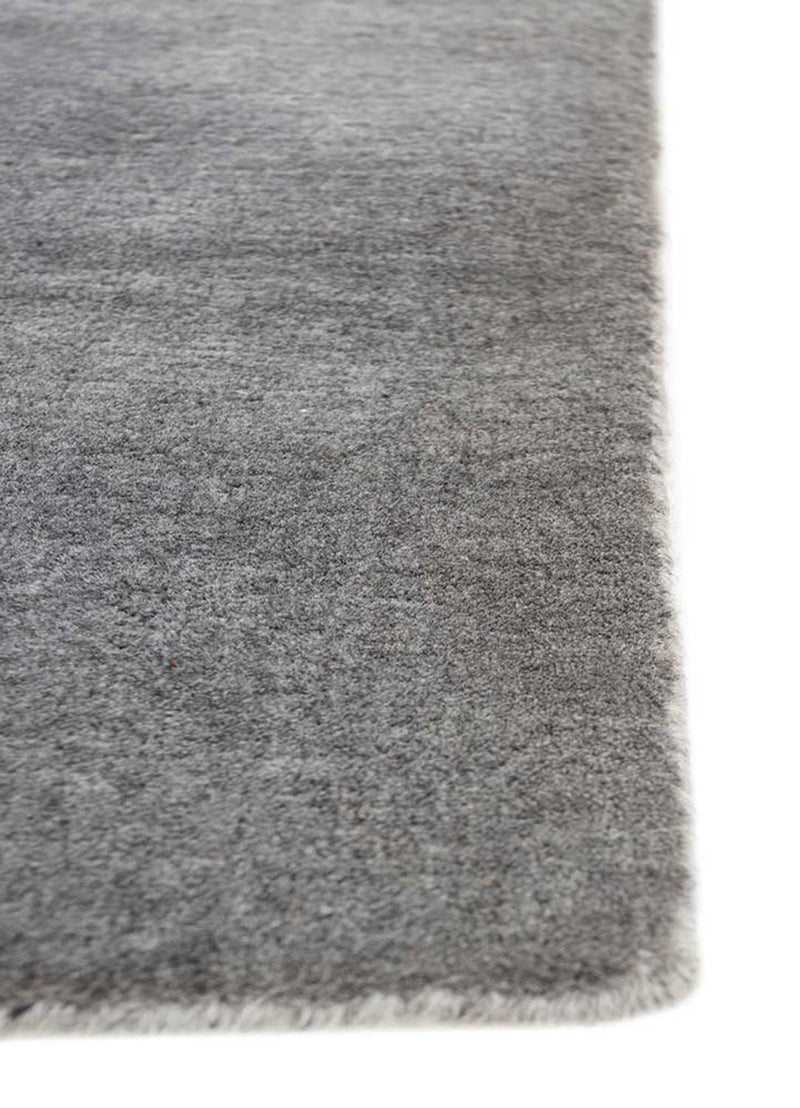 Wollteppich - 270 x 180 cm - silber