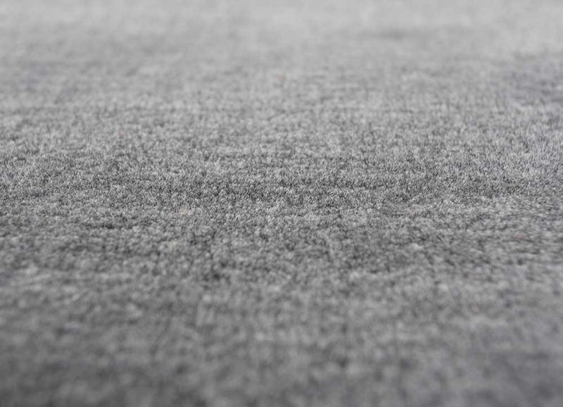 Wollteppich - 270 x 180 cm - silber