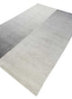 Wollteppich - 270 x 180 cm - silber