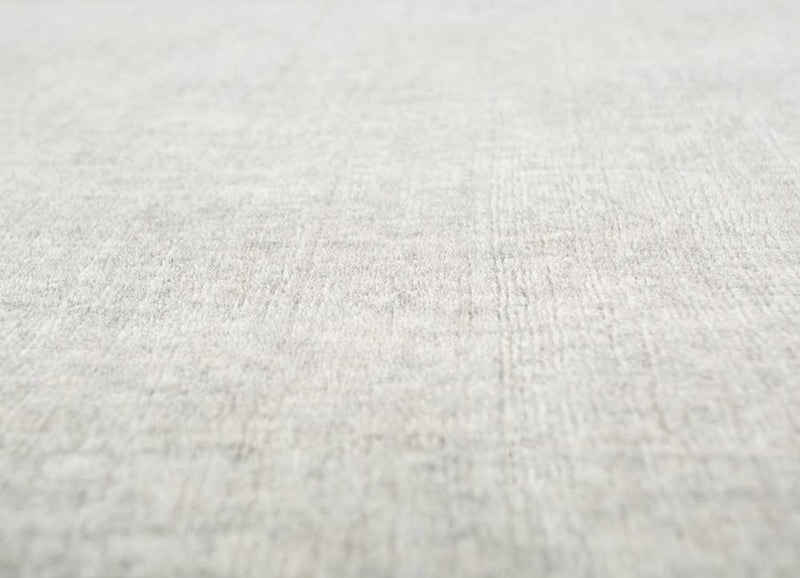 Wollteppich - 270 x 180 cm - silber