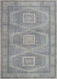 Tappeto di lana - 240 x 150 cm - grigio