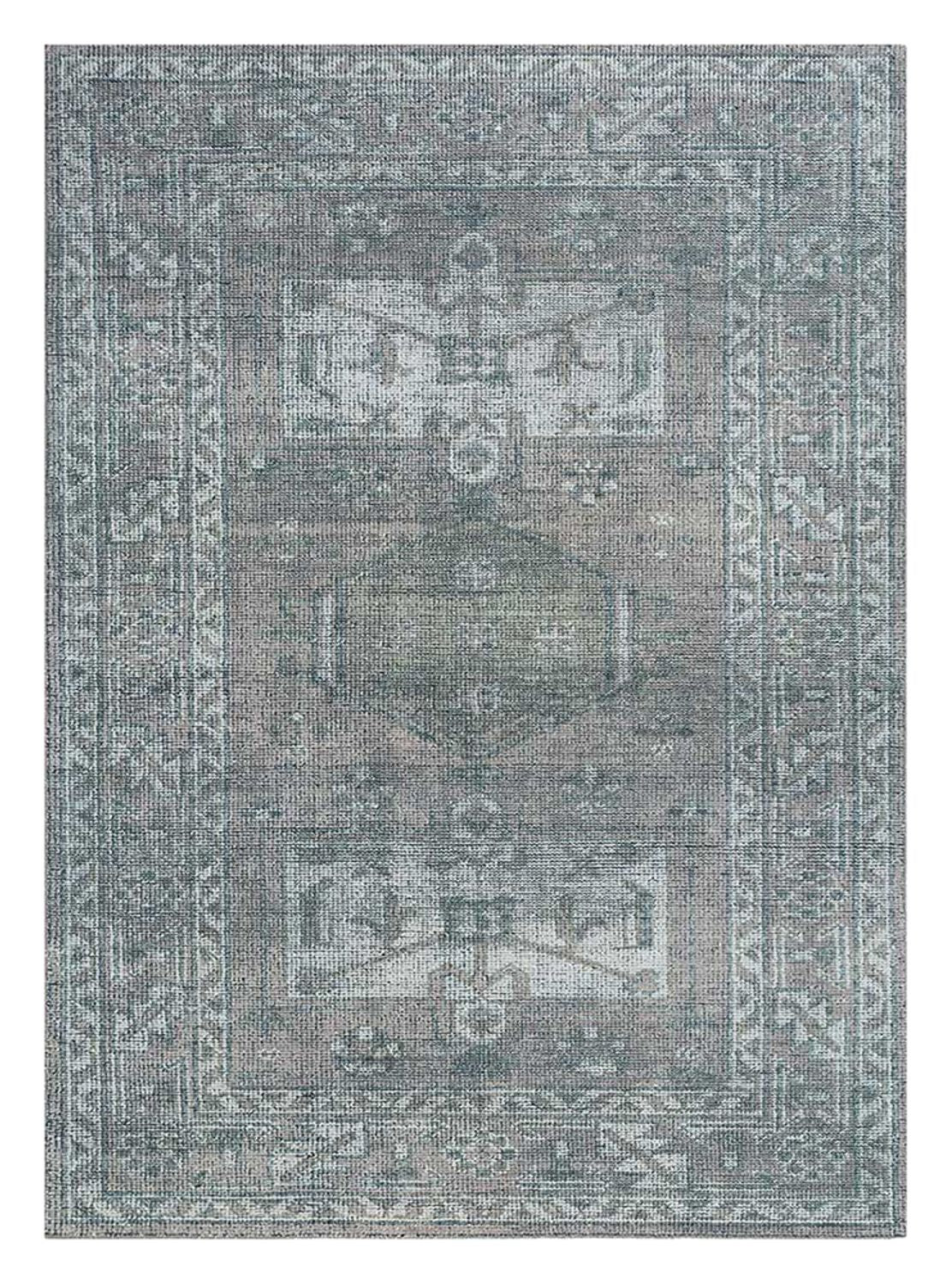 Vintage Teppich - 240 x 150 cm - grau