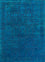 Wollteppich - 300 x 200 cm - dunkelblau