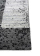 Wollteppich - 240 x 150 cm - grau