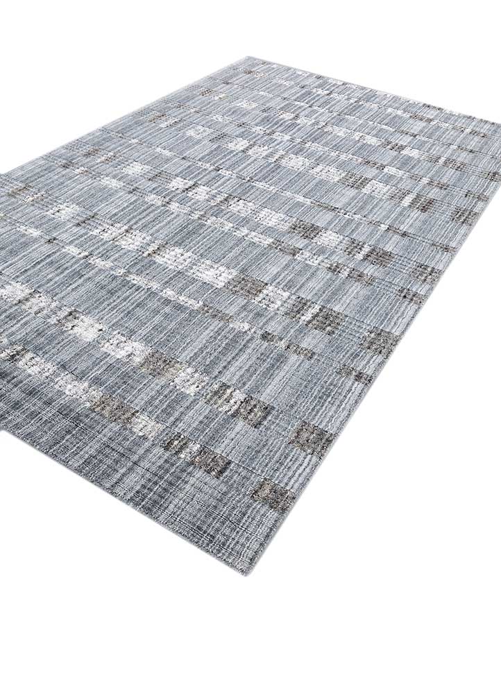 Wollteppich - 240 x 150 cm - grau