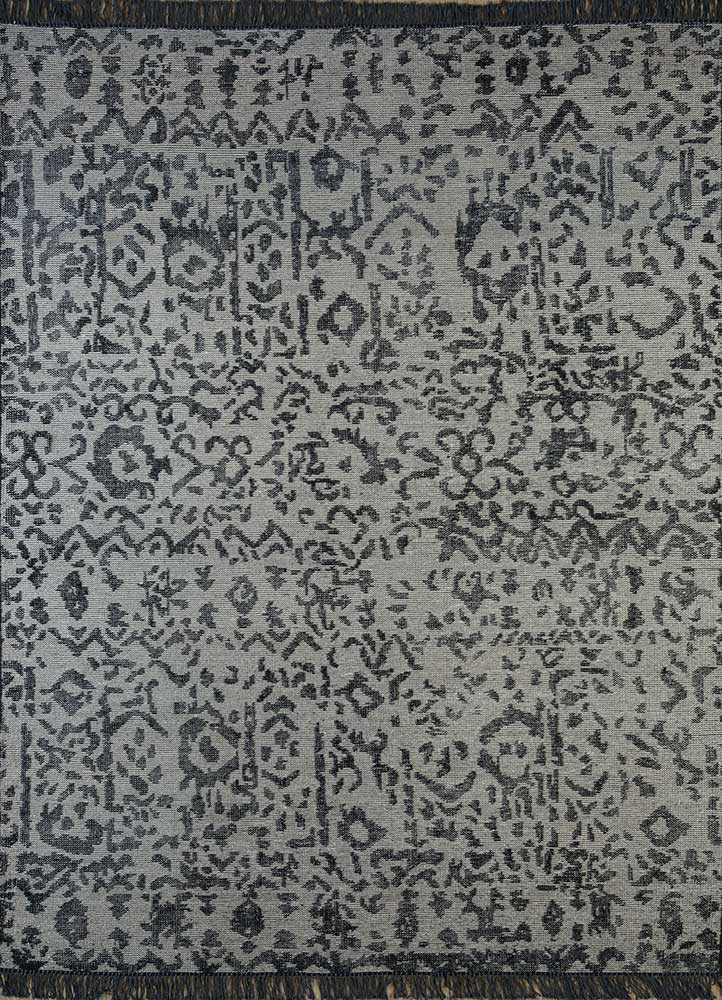 Wollteppich - 300 x 150 cm - grau