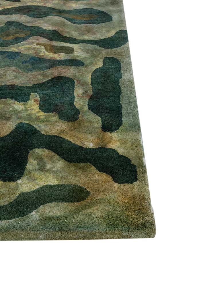 Wollteppich - 270 x 180 cm - grün