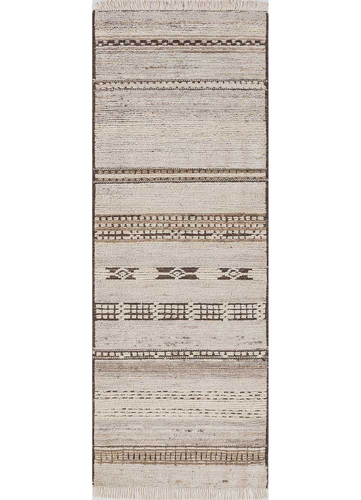 Läufer Woll - 75 x 240 cm - creme