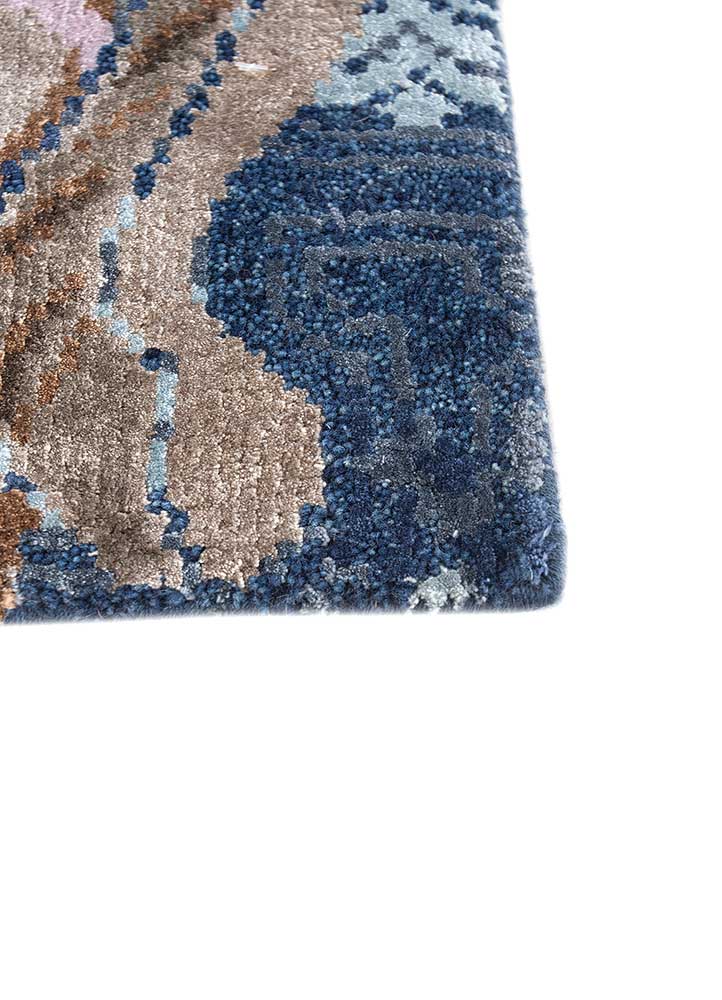 Designer Teppich - 90 x 60 cm - mehrfarbig