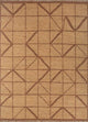 Juteteppich - 240 x 300 cm - dunkelbeige