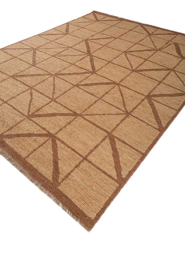 Juteteppich - 240 x 300 cm - dunkelbeige
