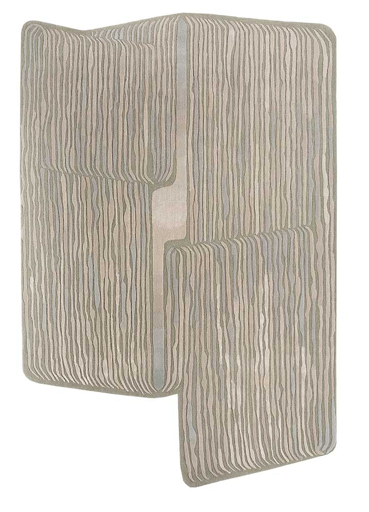 Wollteppich sonderform  - 270 x 180 cm - sand