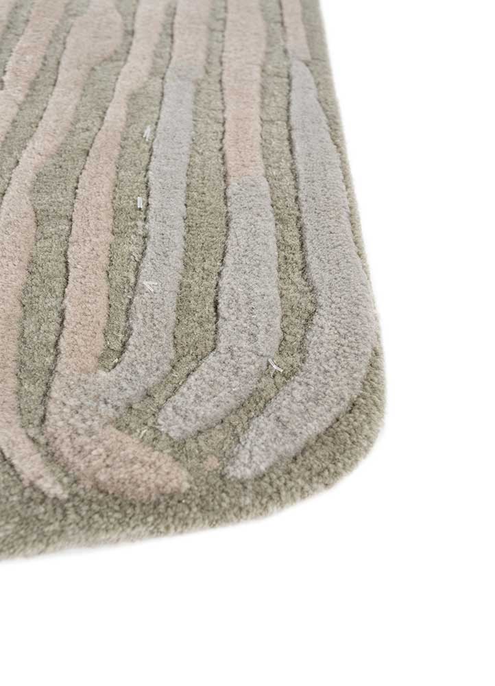 Wollteppich sonderform  - 270 x 180 cm - sand