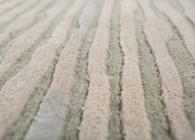 Wollteppich sonderform  - 270 x 180 cm - sand