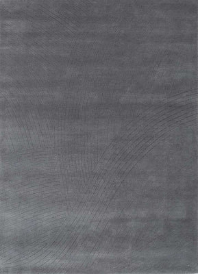 Tappeto di lana - 233 x 165 cm - grigio scuro