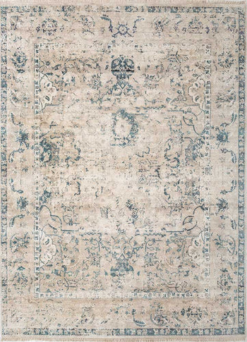 Designer Teppich - 300 x 240 cm - creme