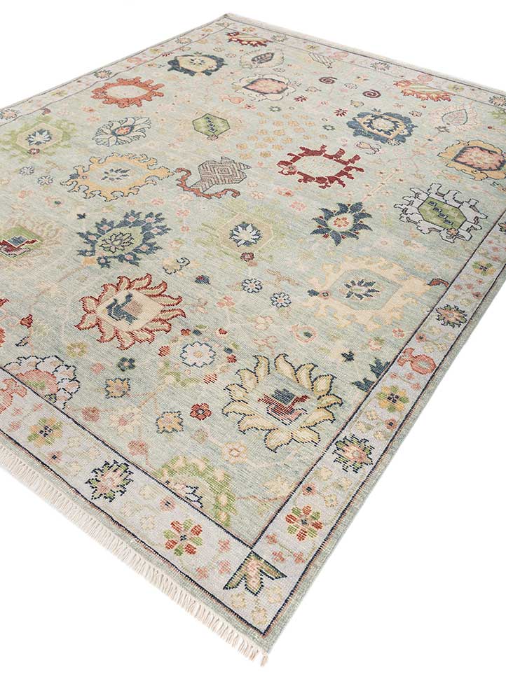 Wollteppich - 300 x 240 cm - grün