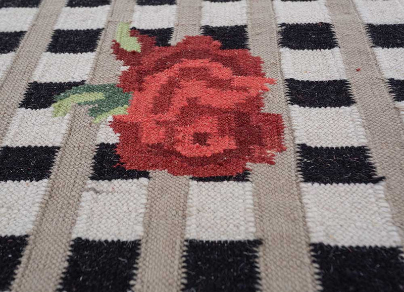 Wollteppich - 240 x 300 cm - mehrfarbig