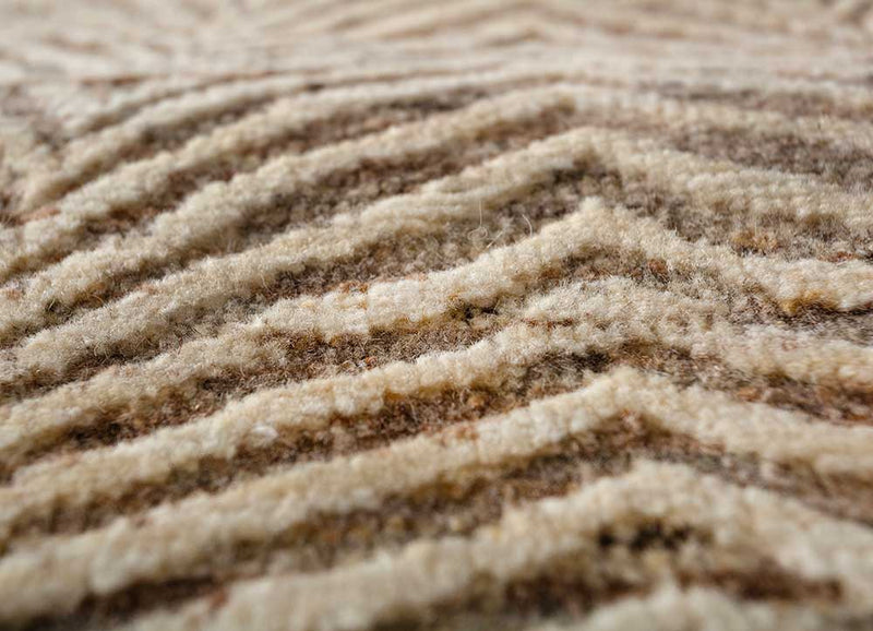 Wollteppich - 240 x 150 cm - creme