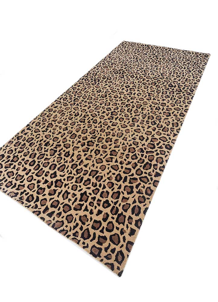 Wollteppich - 270 x 180 cm - gold