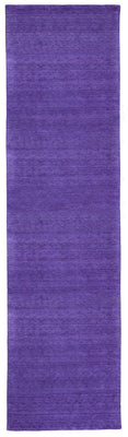 Tappeto corsia Tappeto Gabbeh - Indus - 400 x 80 cm - viola