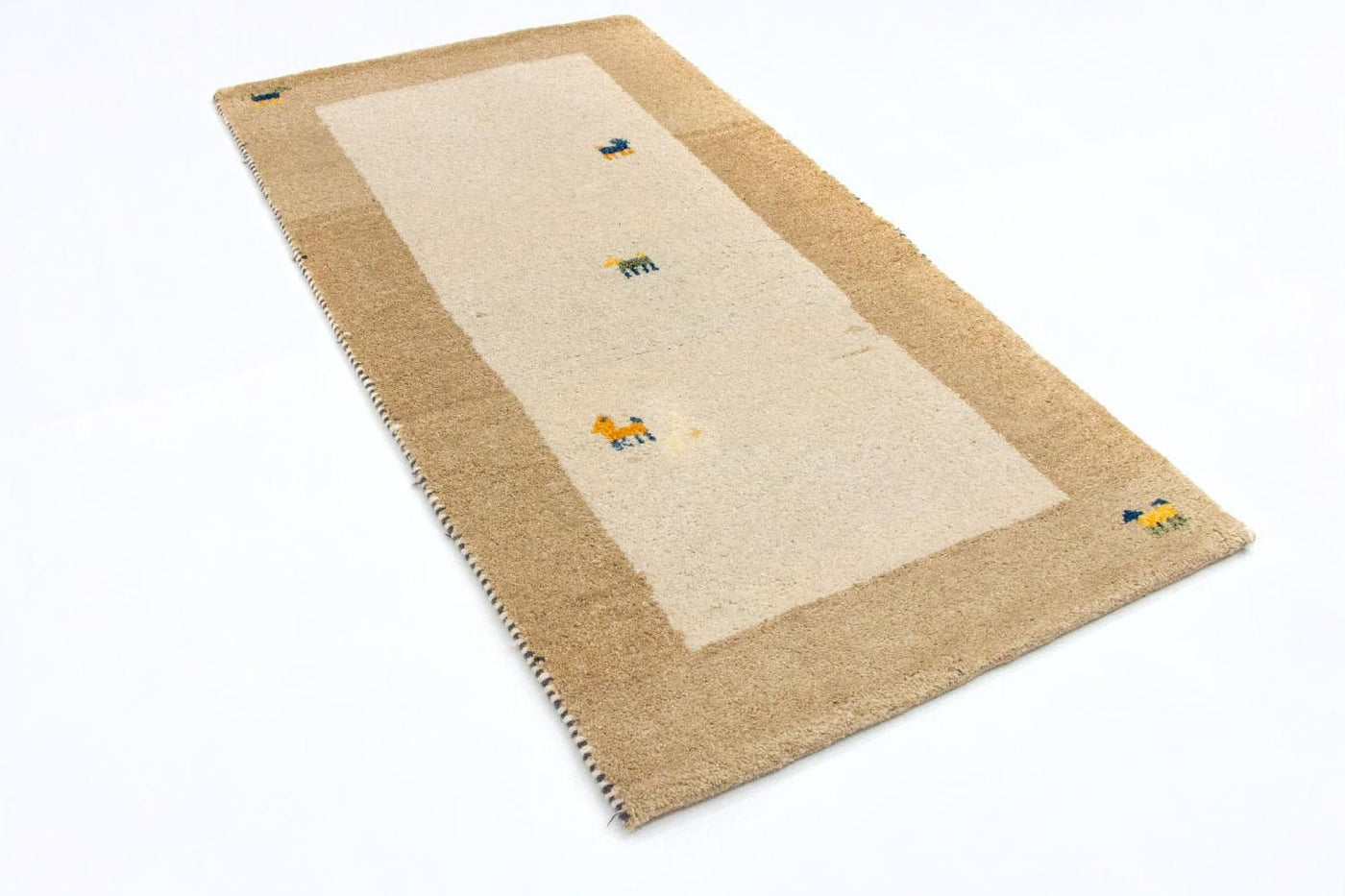 Tapis Gabbeh indien Tapis 140x70cm - Tapis en laine