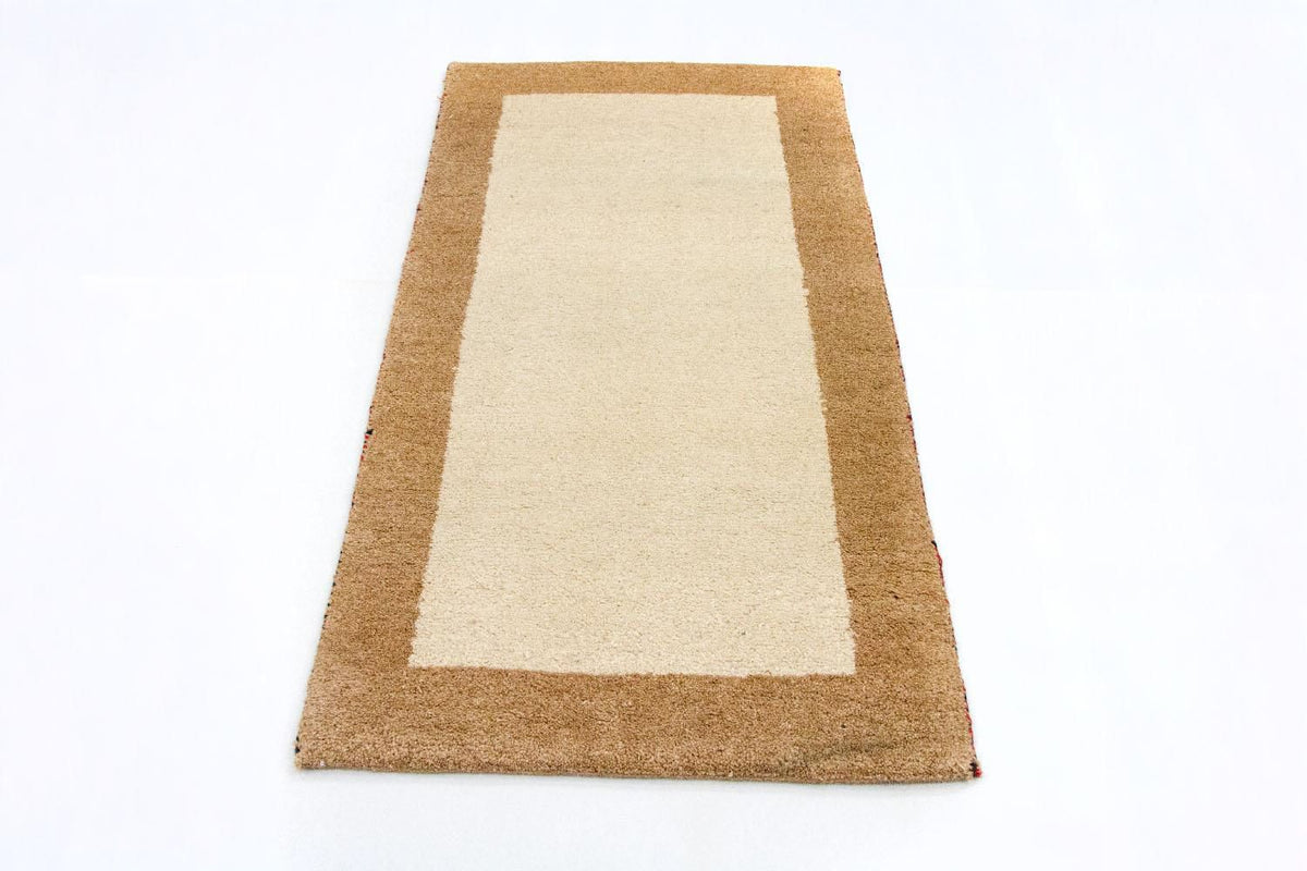 Gabbeh Teppich - Indus 132 x 68 cm - beige