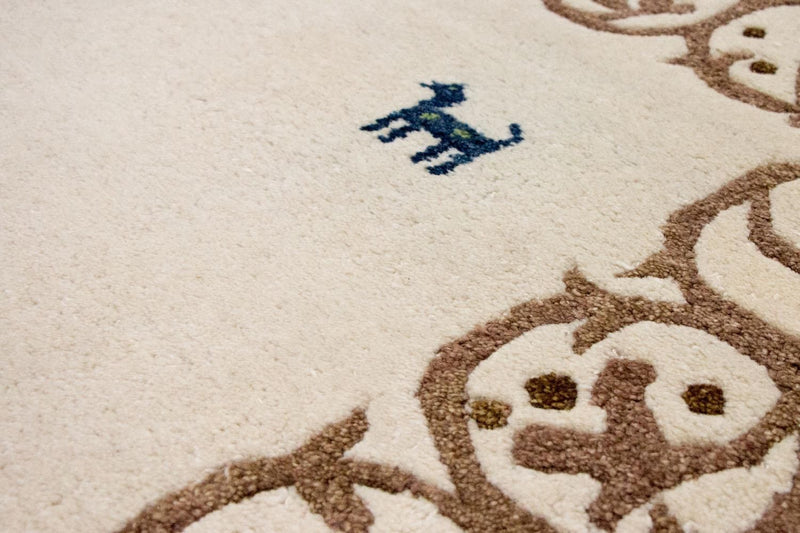 Gabbeh Teppich - Indus 228 x 155 cm - beige