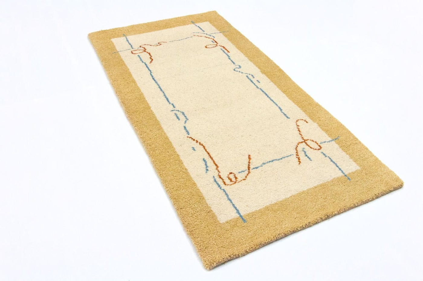 Tapis Gabbeh indien Tapis 140x70cm - Tapis en laine
