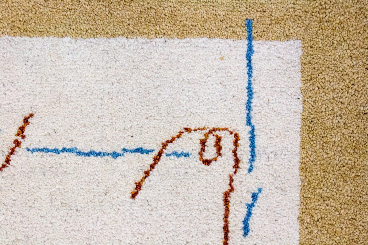 Gabbeh Teppich - Indus 140 x 70 cm - beige