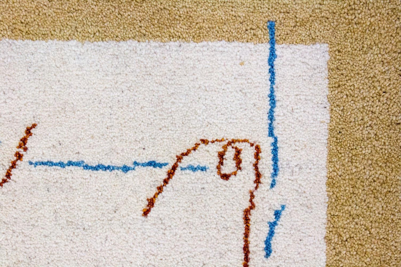 Gabbeh Teppich - Indus 140 x 70 cm - beige