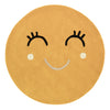 Happy Tappeto per Bambini Rotondo - Rotondo / Giallo senape / 120 x 120 cm Rotondo