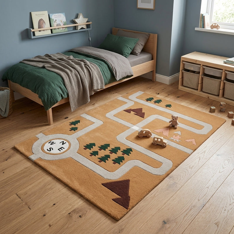 Kinderteppich Spielstraße