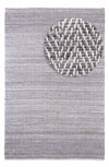 Kelim Modern Teppich Dream - Rechteckig / Grau / 80 x 150 cm Rechteckig