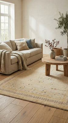 Gabbeh Teppich - Loribaft Indus »Croco« Rechteckig