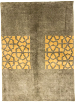 Nepal Teppich 244 x 180 cm - braun