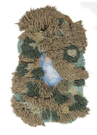 Tappeto di lana forma speciale  - 150 x 90 cm - multicolore