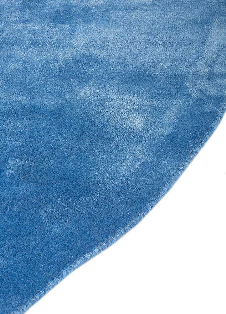 Designer Teppich sonderform  - 240 x 150 cm - blau