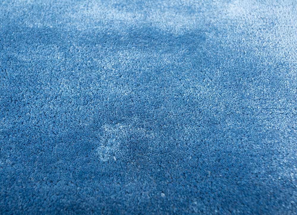 Designer Teppich sonderform  - 240 x 150 cm - blau