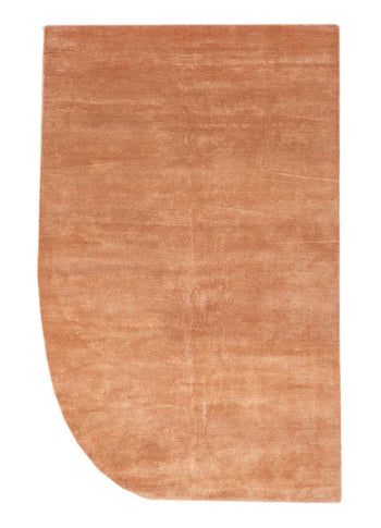 Designer Teppich sonderform  - 240 x 150 cm - orange