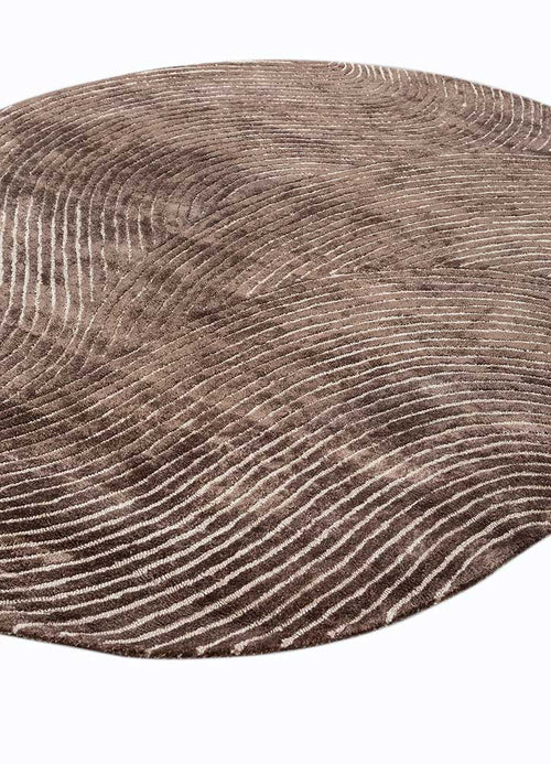 Designer Teppich sonderform  - 198 x 150 cm - beige