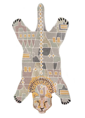 Kinderteppich sonderform  - 153 x 90 cm - mehrfarbig