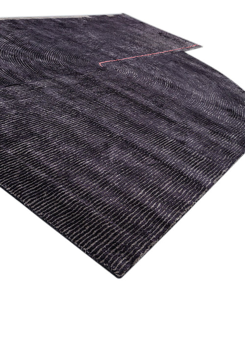 Designer Teppich sonderform  - 330 x 240 cm - anthrazit